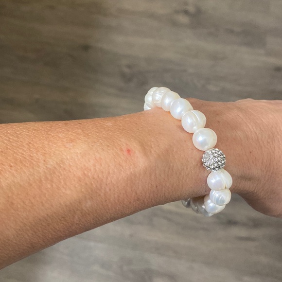 Fresh water pearl elastic bracelet - Picture 8 of 8